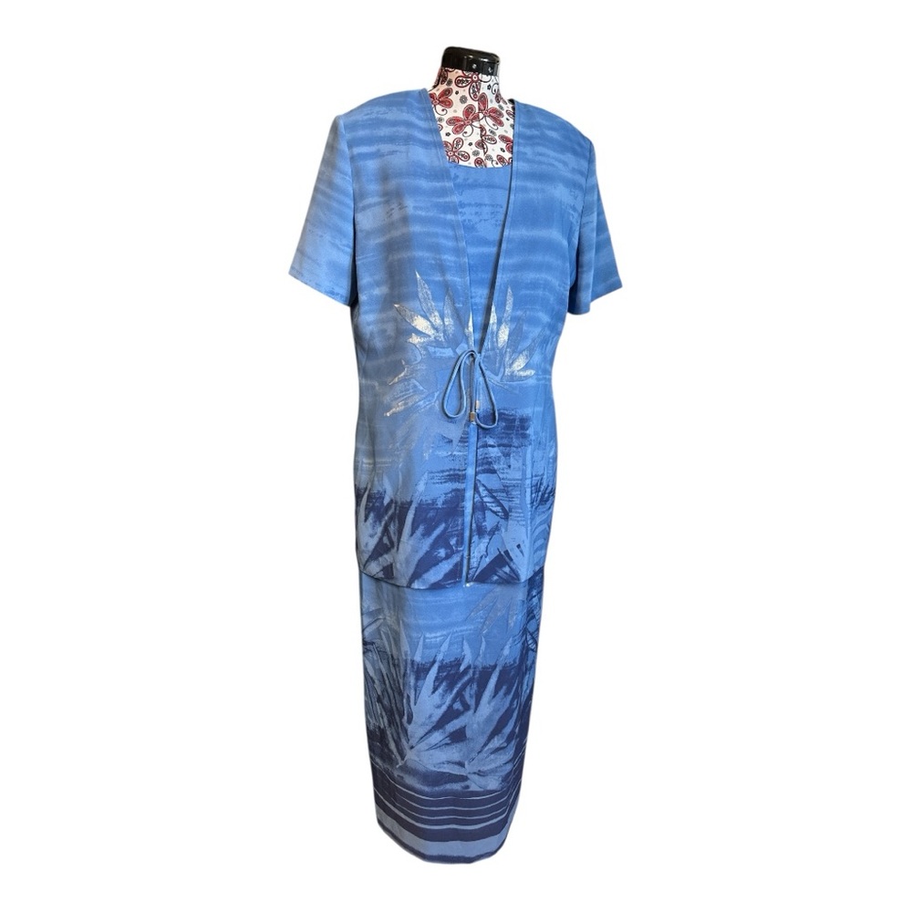 Joseph Ribkoff Dress and Matching Jacket - Picture 2 of 11